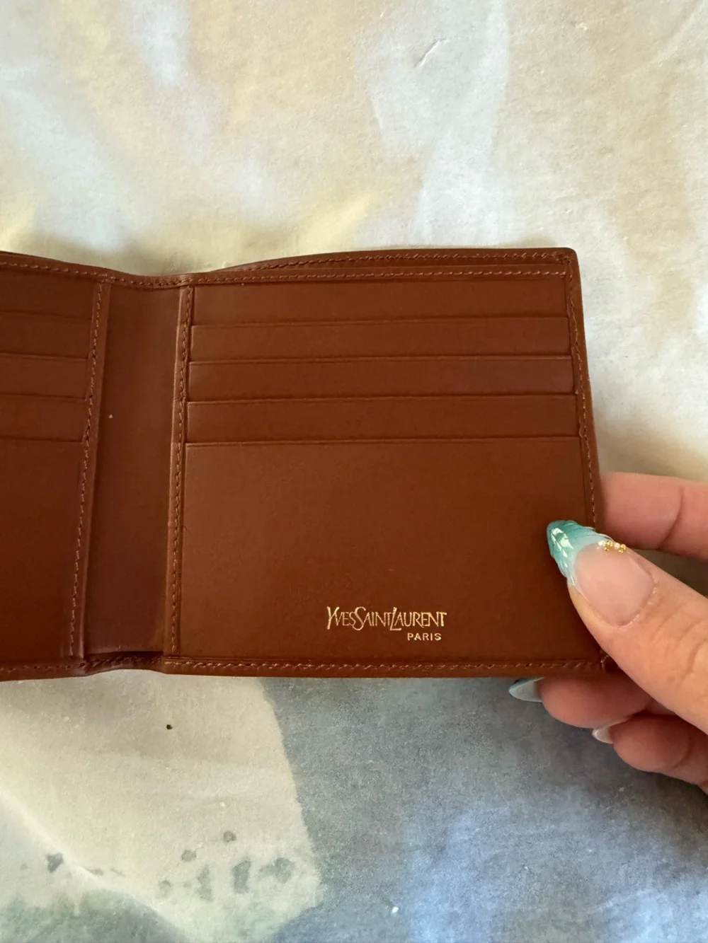 YSL bifold wallet